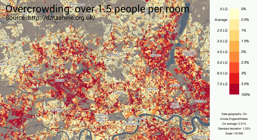 map - over crowding