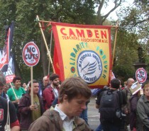 North London on the TUC march – words and pictures